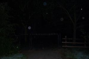 Orbs at the Church gate, Canewdon 2007, image source unknown