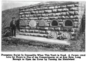 Premature Burial Vault, Image source wikimedia