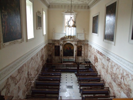 The Chapel in the hall.  Designed by Matthew Brettingham snr.  Image by James Blakeley.